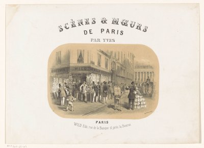 Eksteriør af forlaget Wild in Paris Scenes & moeurs de Paris (serietitel på objekt) af Yves