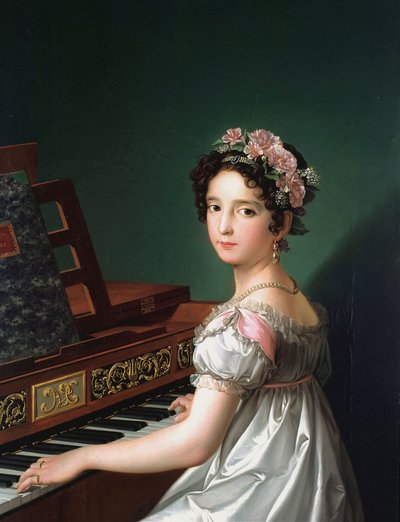 Manuela González Velázquez spiller klaver af Zacarias Gonzalez Velazquez
