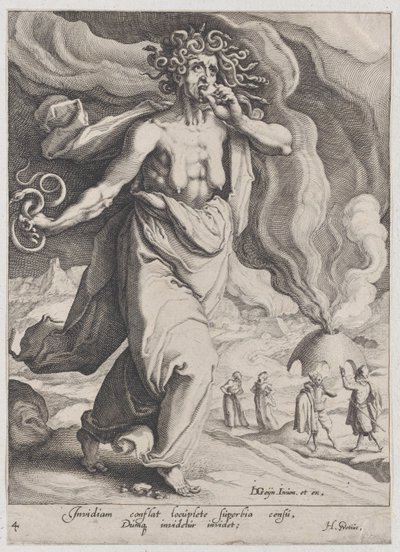 Misundelse, fra dyder og laster, 1596-97., 1596-97. af Zacharias Dolendo