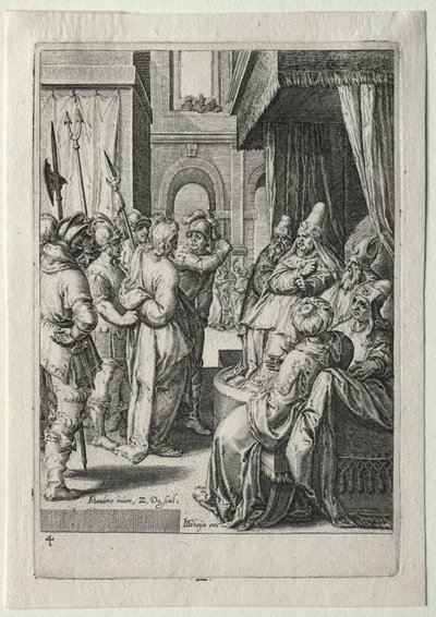 Passionssættet:  Kristus foran Herodes af Zacharias Dolendo
