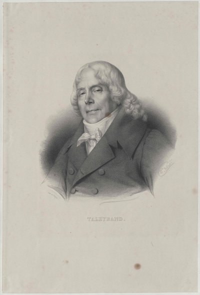 Charles Maurice hertug Talleyrand-Perigord af Zephirin Felix Jean Marius Belliard