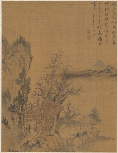 Landskab, 1775. af Zhai Dakun