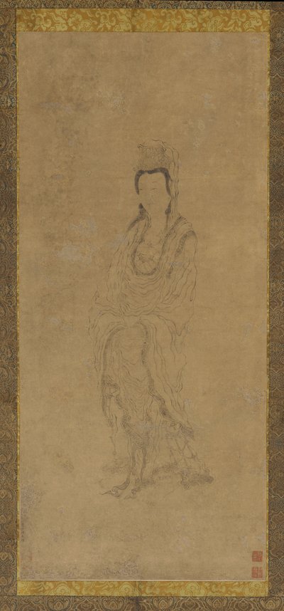 Stående Guanyin, 1600-tallet. af Zhang Hong
