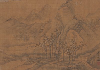 Landskab. af Zheng Bin