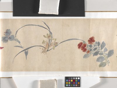 Farvede blomster af Zhimian Zhou