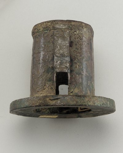 Vogn montering: akselkappe (bronze) af Zhou Dynasty Chinese School