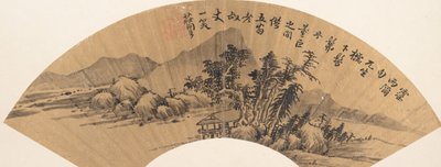 Flodlandskab. af Zhuang Jiongsheng