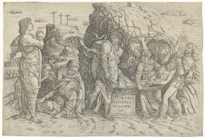 Gravlægning af Kristus af Zoan Andrea (possibly)