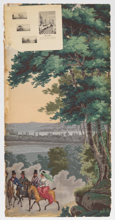 Naturskønne Amerika af Zuber and Cie, Rixheim, Alsace