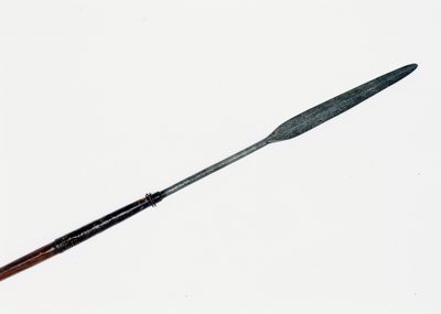 Assegai kom sig fra nærheden af Prince Imperials lig af Zulu
