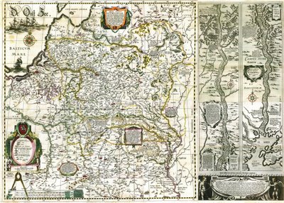 Radziwill -Orphans - Kort over Storhertugdømmet Litauen af Радзівіла Сіроткі