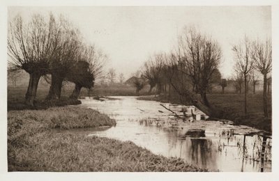Ved Backwater on the Lea af Frederick (attr. to) Barnard