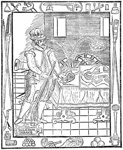 Alessandro Capo Bianco, italiensk militæringeniør af Ferdinand Georg Waldmuller