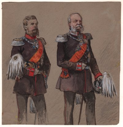 Alexander II af Rusland og Wilhelm II af Preussen af . .