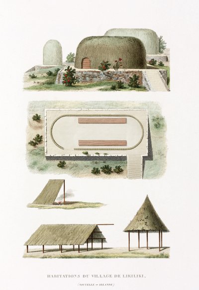 Arkitekturbygninger i landsbyen Likiliki af Frederick (attr. to) Barnard