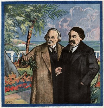 Aristide Briand og Lloyd George. Aristide Briand og Lloyd George. af Ferdinand Georg Waldmuller