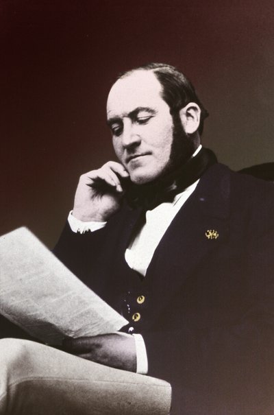 Baron Georges Eugene Haussmann. omkring 1865 (s/h-billede) af . .