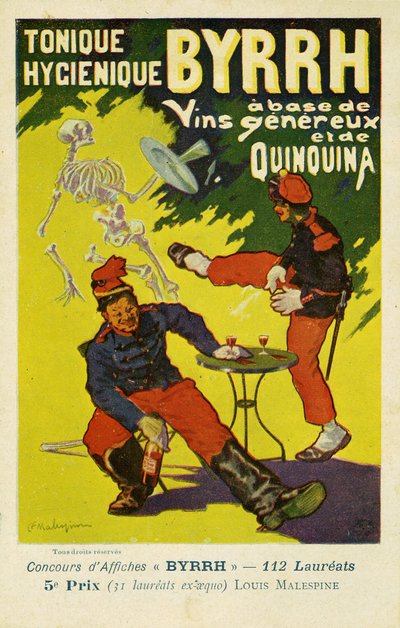 Byrrh Tonique Hygenique versus absint, ca. 1903 af Frederick (attr. to) Barnard