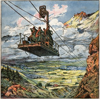 Svævebane af den italienske hær af . .