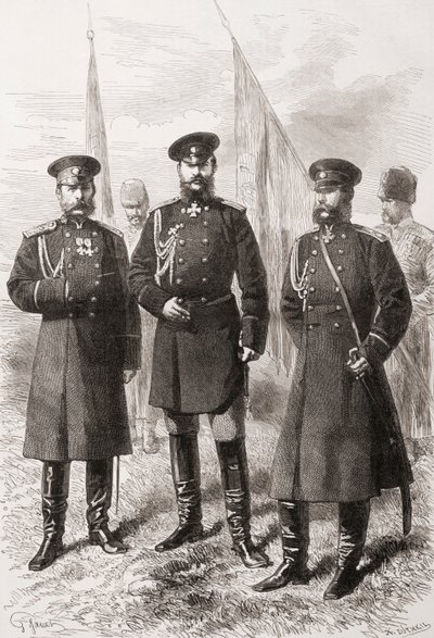 Den kaukasiske hærs generalstab under den russisk-tyrkiske krig (1877-1878) af . .