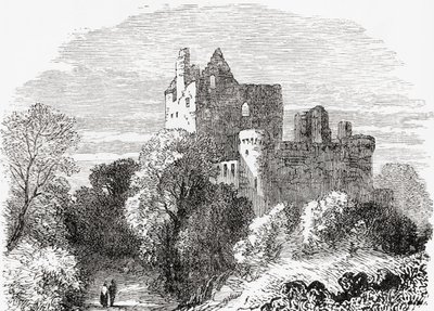 Craigmillar Castle, Edinburgh, Skotland. af . .