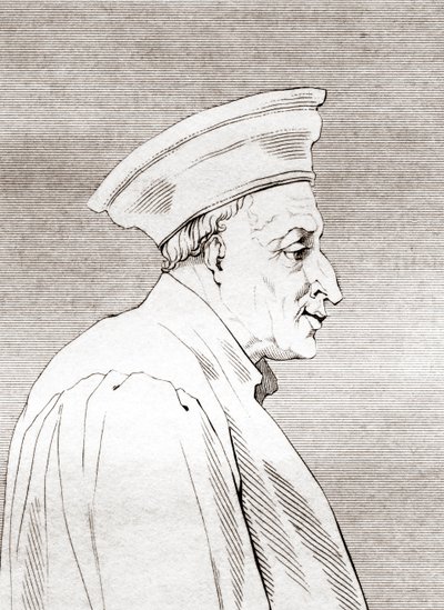 Còsimo di Giovanni degli Mèdici (1389 1464), den første i det politiske Medici-dynasti, fra "The Historic Gallery of Portraits and Paintings", udgivet 1808 af Ferdinand Georg Waldmuller