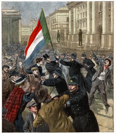 Demonstrationer i Dublin af . .