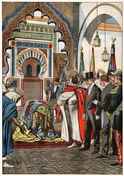 Emile Loubet i Sidi Boumediene-moskeen, Tlemcen af . .