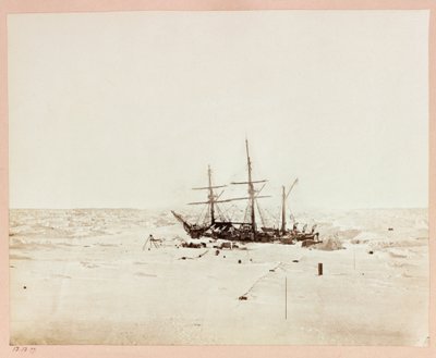 Arktisk ekspedition (1875-1876) af kaptajn George Nares (1831-1915): Floeberg Beach, alarm i Winter Quarters af Frederick (attr. to) Barnard