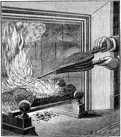 Fire in a Chimney: A Bellows Farms the Flame af . .