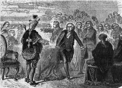 Franske revolution: Mirabeau foran Dreux-Brèze, 23. juni af . .