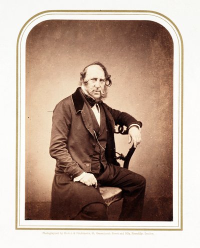 George Cruikshank, britisk kunstner af Frederick (attr. to) Barnard