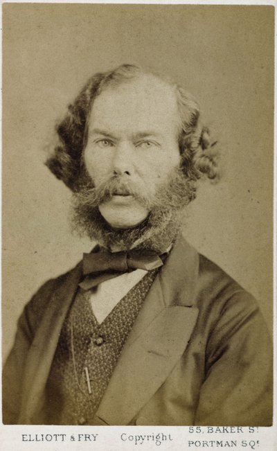 George Henry Lewes, engelsk forfatter og filosof, c 1865-1878 af Ferdinand Georg Waldmuller