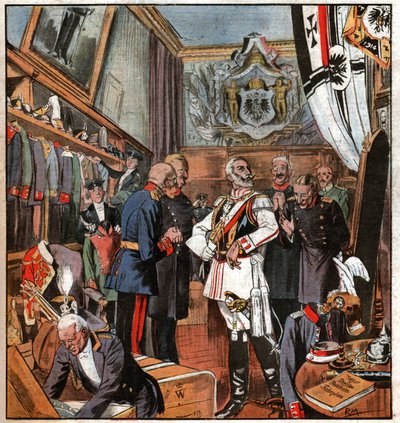 Guillaume II. Vilhelm II. af Ferdinand Georg Waldmuller
