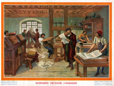 Johannes Gutenberg. af John Pardon