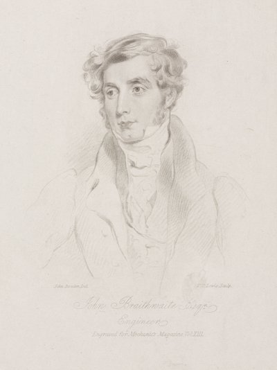 John Braithwaite, britisk ingeniør, c 1830 af Frederick (attr. to) Barnard