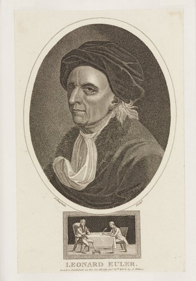 Leonhard Euler, matematiker, ca. 1770