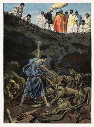 Løver af Menelik II af . .