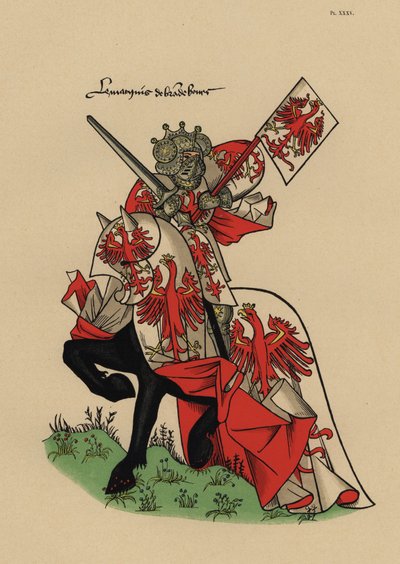 Marquis of Brandenburg, Marquis de Brandenburg, med standard af John Pardon