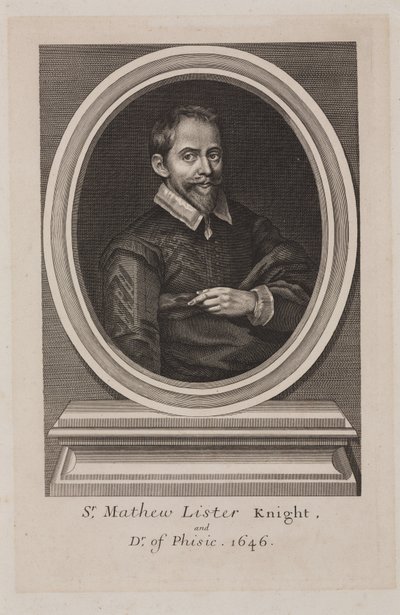 Matthew Lister, engelsk læge af Frederick (attr. to) Barnard
