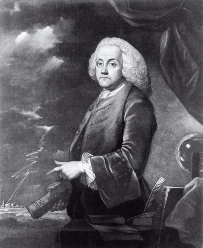 Portræt af Benjamin Franklin (1706-1790) af Georg Carl Heinrich Dollmann