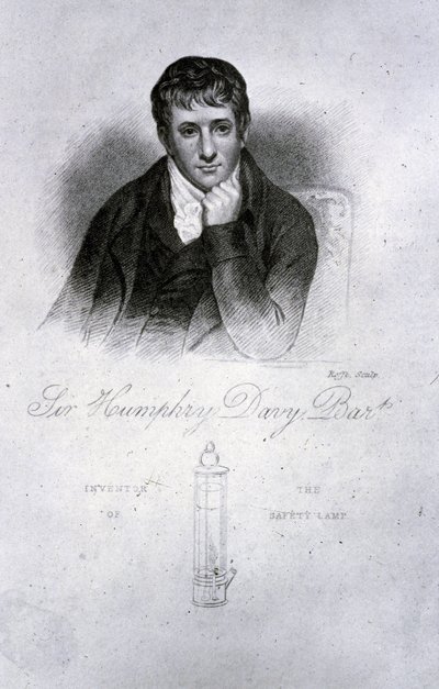 Sir Humphry Davy, kemiker af Frederick (attr. to) Barnard