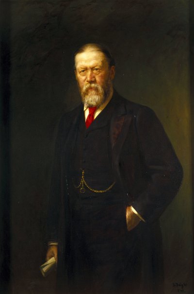 Sir William Henry Preece, walisisk elektroingeniør af Ferdinand Georg Waldmuller