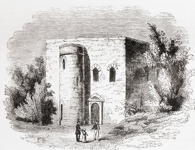 The Sanctuary, Westminster Abbey, London, England, set her i det 19. århundrede. af . .