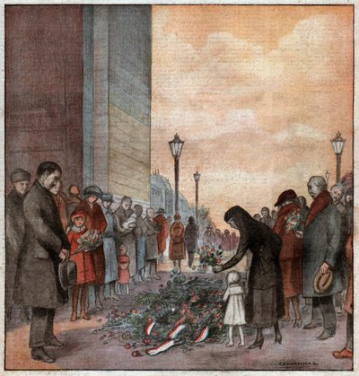 Den ukendte soldats grav i Paris. Ukendt soldatgrav i Paris. af John Pardon