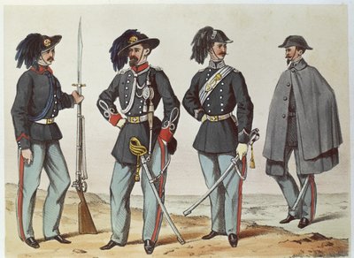 UNIFORMER - ITALIENSK RISORGIMENTO, slutningen af det 19. århundrede af . .
