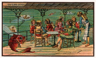 Undervandsterrasse, ca. 1910 af . .
