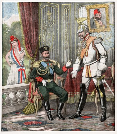 Wilhelm II og Nicholas II af . .