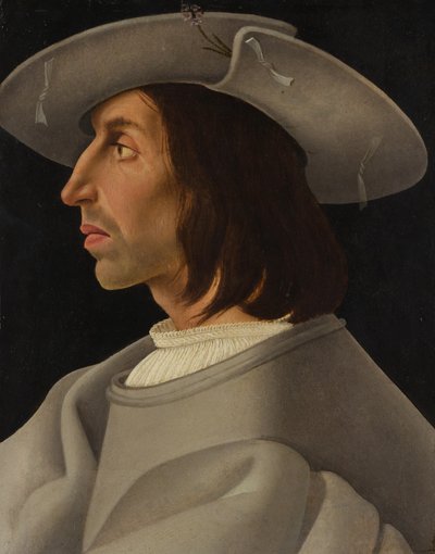 Portræt af en mand i profil, ca. 1525. af Italian Painter