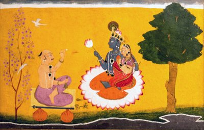 Jayadeva tilbeder Radha og Krishna af Manak